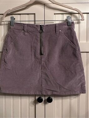 Sky and Sparrow Dusty Lavender Corduroy Mini Skirt Size 3